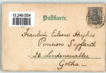 99867 O5800 Gotha , Thür 1902 - Schloss Friedenstein Fahne