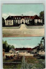91746 W8825 Triesdorf 1909 Lithographie Kgl. Kreisackerbauschule