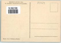 83324 W8222 Ruhpolding - St. Annahaus Gartenseite mit Liegehalle