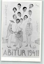 79539 W7850 Lörrach - Abitur 1941 Hebelgymnasium Pennäler Studentika