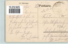 88326 W7960 Aulendorf , Württ 1910 Gebrauchsspuren Gruss aus - Litho, Wappen , Bahnhof, Eisenbahn AK