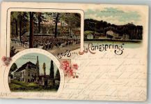 37120 W3406 Bovenden Lithographie Mariaspring Plesse Konzertplatz Pressspahn & Pappenfabrik