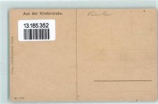 Verlag Gebr. Dietrich Serie 177-7 Aus der Kinderstube Erster Schultag Schule Thiele, Arthur
