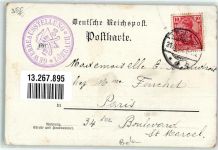79539 W7850 Lörrach - Gewerbe-Ausstellung 1900 Park-Anlage