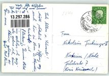 57520 W5241 Friedewald , Westerw 1959 - Pension Held Geschäft VW Käfer