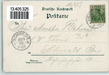 16928 O1920 Pritzwalk 1900 Lithographie Gruss aus - Krankenhaus, Bank, AK