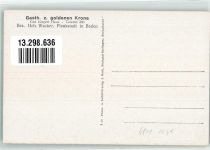 68723 W6831 Plankstadt - Gasthaus z. goldenen Krone