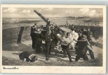 Marineartillerie - Geschütz im Einsatz Ross-Verlag Nr. R46 Landpost Achterberg Artillerie WK II 1942