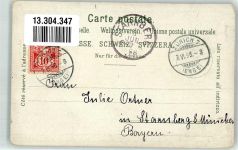 Zürich Wo geht die Nachtwandlerin ? Verlag Künzli Dep. 5009 Rätsel Lithographie / Künstlerkarte