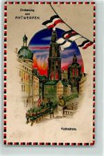 Antwerpen Anvers Eroberung Kathedrale HGL 1916