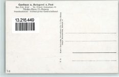 36399 W6494 Nieder-Moos Gebrauchsspuren Gasthaus Metzgerei Zur Post See