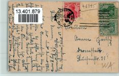 61276 W6395 Emmershausen 1920 - Warenhandlung Buhlmann, Kirche AK Stempelflecken