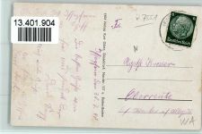 76473 W7557 Iffezheim 1936 - Rheinbrücke, Klein-Kinderschule i.d. Hauptstraße, Rathaus