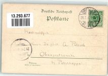 01824 O8305 Königstein , Sächs Schweiz 1898 Lithographie Goldschmidt-Höhle Barbarine Gasthaus auf dem Pfaffenstein Farn Vers