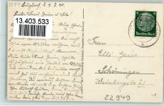 38315 W3342 Werlaburgdorf 1940 - Kriegerdenkmal, Kirche, Strassen AK