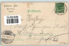 38667 W3388 Bad Harzburg 1899 Lithographie Bockmanns Hotel