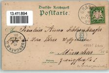 69151 W6903 Neckargemünd 1899 Lithographie Kümmelbacherhof Restauration mit Garten Innere Saalansicht Aussicht Villa Heinz