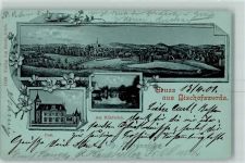 01877 O8500 Bischofswerda 1901 - Am Mühlteich Post