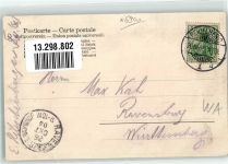 69115 W6900 Heidelberg , Neckar 1905 Gebrauchsspuren Gasthaus Kohlhof Ort lt. Stempel
