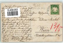 86825 W8939 Bad Wörishofen - Familie im Fesselflugbalon-Korb Ort handschriftlich