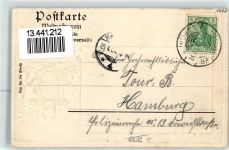 75305 W7540 Neuenbürg , Württ 1904 Prägedruck Schloß Neuenbürg Wappen