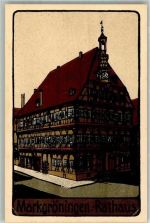 71706 W7145 Markgröningen Künstlersteindruck Rathaus