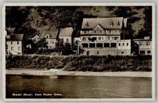 56867 W5589 Briedel 1934 Foto AK Hotel Fischer Erben