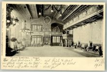 W8000 München Adelskorrespondenz Künstlerhaus Festsaal Architektur 1901