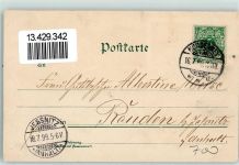 26548 W2982 Norderney 1899 Lithographie Badewärterinnen Seesteg Kaiserstraße