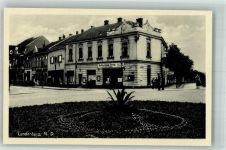 Breclav Lundenburg Foto AK WK II Buch- Handlung