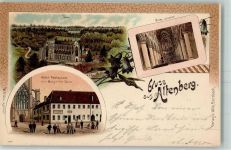 51519 W5068 Altenberg , Rheinl 1903 Lithographie Dom Hotel Gasthaus Zum Berischen Dom