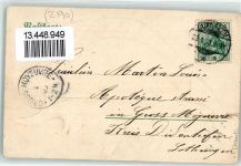 27472 W2190 Cuxhaven 1903 Prägedruck Muschel See Pavillon Leuchtturm Schiff Gruss