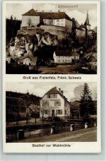 96142 W8607 Freienfels , Oberfr - Schloss Gasthaus Zur Waldmühle