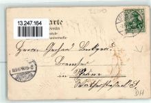 34117 W3500 Kassel , Hess 1906 Prägedruck Auetor Tannenzapfen