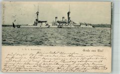 W2300 Kiel , Ostsee SMS Brandenburg Marine WK I 1899