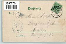 98559 O6055 Oberhof , Thüringen 1898 Lithographie Gruss aus - Hotel Thüringer Wald, Wildfütterung, Winter AK