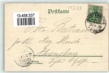 99636 O5235 Rastenberg 1900 Lithographie Post Badehaus Kurhaus Bad Finneck Schwalben
