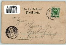 76131 W7500 Karlsruhe , Baden 1898 Gebrauchsspuren Gruss aus - Litho, AK