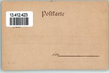W6750 Kaiserslautern Gruss aus - Synagoge, Postgebäude AK Judaika 1899 Lithographie