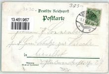 38300 W3340 Wolfenbüttel , Niedersachs 1898 Lithographie Fischers Kur-Hotel am Lechlumer Holze