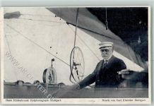 W7022 Echterdingen Graf Zeppelin bei der Landung AK Zeppelin, F. Graf von 1908