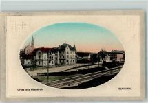 88605 W7790 Meßkirch Prägedruck Bahnhofstraße Passepartout