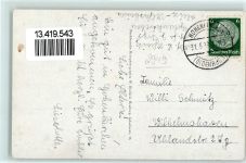 26434 W2942 Hohenkirchen , Oldenburg - Kirche Schule