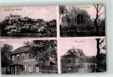07389 O6843 Ranis - Städt. Krankenhaus Gasthaus Wilhelmshain Burg Ranis