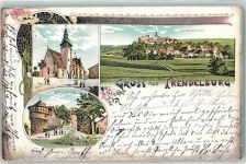 34388 W3526 Trendelburg 1913 Gebrauchsspuren Kirche Schloßberg