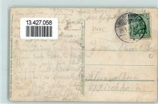 37284 W3445 Waldkappel 1914 - Bahnhof Kirche Postamt