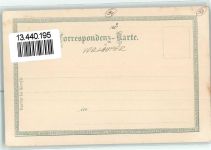 2640 Gloggnitz 1899 Lithographie Schloss Wartenstein Hirsch Edelweiss Vorläufer