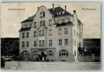73207 W7310 Plochingen 1910 Gebrauchsspuren Bahnhofhotel