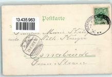 26160 W2903 Bad Zwischenahn 1897 Lithographie Kurhaus Dampfer Segelboot