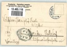 85354 W8050 Freising , Oberbay 1904 Prägedruck Domberg Neuer Seminarbau Briefmarken